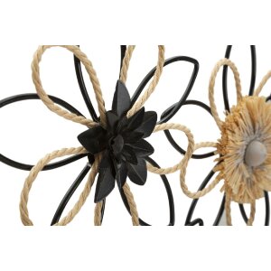 Mauro Ferretti panou de perete Flow 60x4x35 cm negru natural