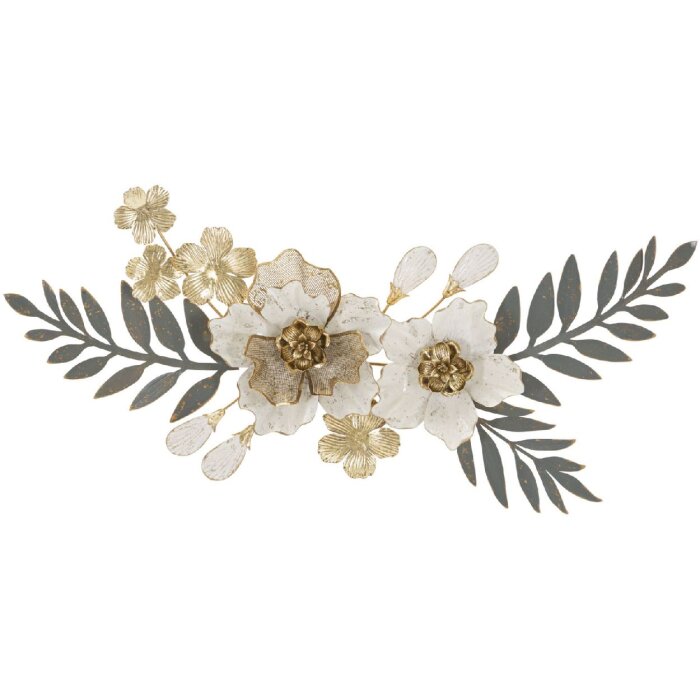 Mauro Ferretti Wandpaneel Greak 90,2x7,6x41,9 cm creme gold