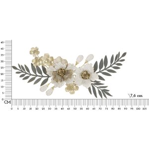 Mauro Ferretti Wandpaneel Greak 90,2x7,6x41,9 cm creme gold