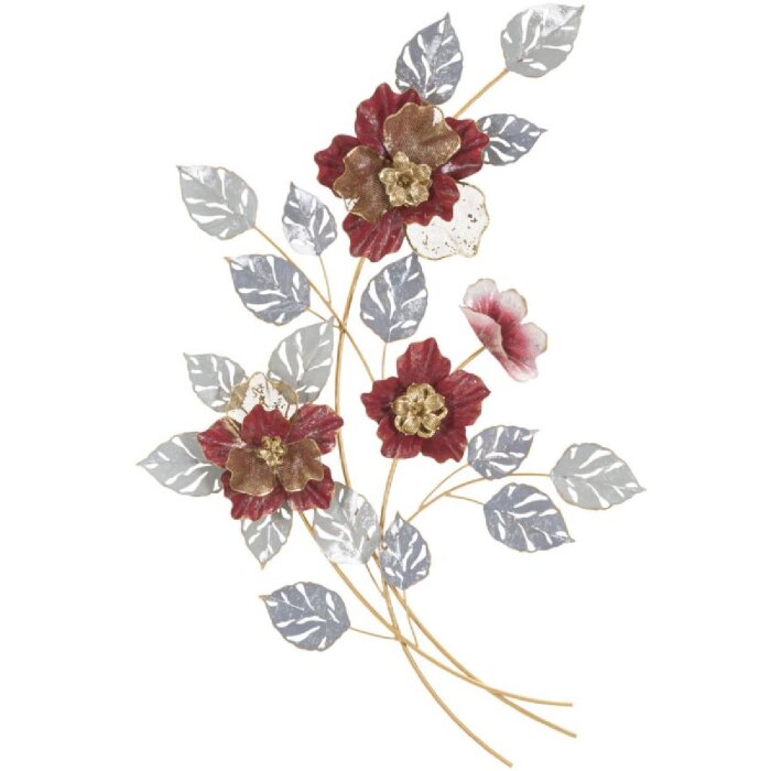 Mauro Ferretti panou de perete Lovis 68.6x7.6x98.4 cm roșu închis