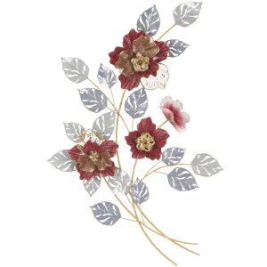 Mauro Ferretti Wandpaneel Lovis 68,6x7,6x98,4 cm dunkelrot