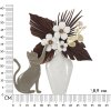 Mauro Ferretti panou de perete cat 54.6x8.9x59.7 cm multicolor