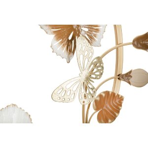 Mauro Ferretti Wanddeko Rouns 58,4x5,1x63,5 cm beige goldfarben