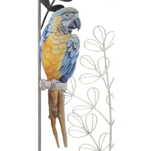 Mauro Ferretti Wandpaneel Papagei 28,6x2,5x74,3 mehrfarbig