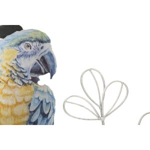 Mauro Ferretti Wandpaneel Papagei 28,6x2,5x74,3 mehrfarbig