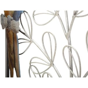 Mauro Ferretti Wandpaneel Papagei 28,6x2,5x74,3 mehrfarbig
