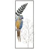 Mauro Ferretti Wandpaneel Papagei 28,6x2,5x74,3 mehrfarbig
