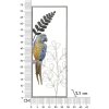 Mauro Ferretti Wandpaneel Papagei 28,6x2,5x74,3 mehrfarbig