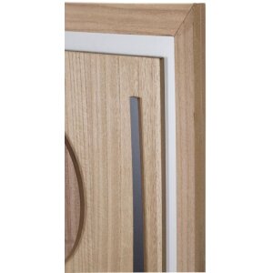 Mauro Ferretti MDF-Wandpaneel Astry 60x2x80 natur schwarz