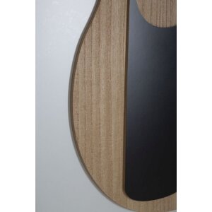 Mauro Ferretti MDF-Wandpaneel Astry 60x2x80 natur schwarz