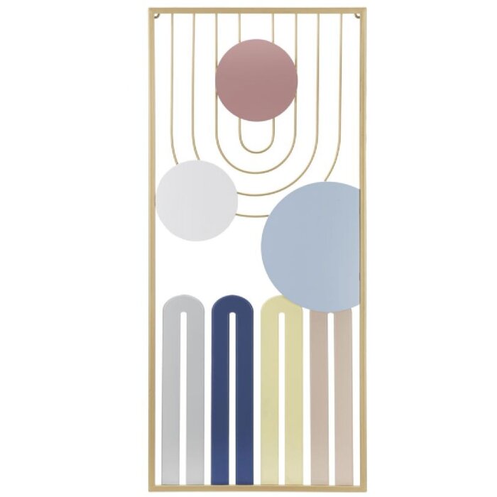 Mauro Ferretti panou de perete Colorat 37x2x84 cm multicolor