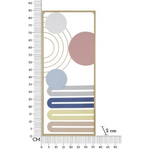 Mauro Ferretti Wandpaneel Buntes 37,5x2x84 cm mehrfarbig