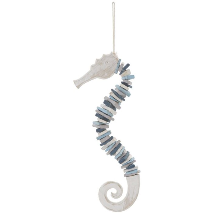 Mauro Ferretti decor suspendat căluț de mare 22x6x55 cm multicolor