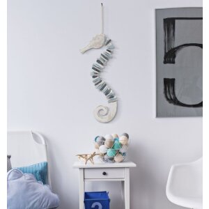 Mauro Ferretti decor suspendat căluț de mare 22x6x55 cm multicolor