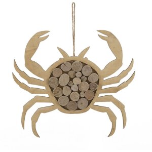 Mauro Ferretti Hängedeko Krabbe Nature 35x2x31 cm natur