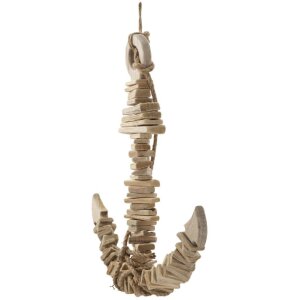 Mauro Ferretti Hängedeko Anker Nature 39x7x46 cm natur