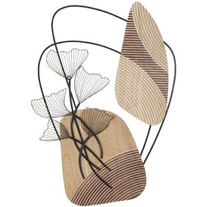 Mauro Ferretti Wandpaneel Tali 70x3x100 cm schwarz braun