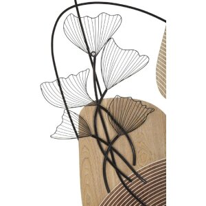 Mauro Ferretti panou de perete Tali 70x3x100 cm negru maro