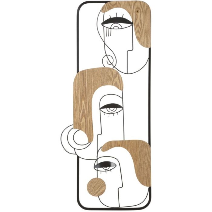 Mauro Ferretti panou de perete Picassy 38x2x89.5 cm negru maro