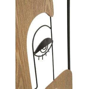 Mauro Ferretti panou de perete Picassy 38x2x89.5 cm negru maro