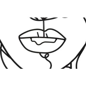 Mauro Ferretti panou de perete față 57.5x1.3x80 cm negru