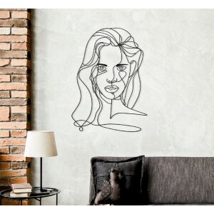 Mauro Ferretti panou de perete față 57.5x1.3x80 cm negru