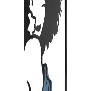 Mauro Ferretti Wandpaneel Afef 60x1,3x80 cm schwarz blau