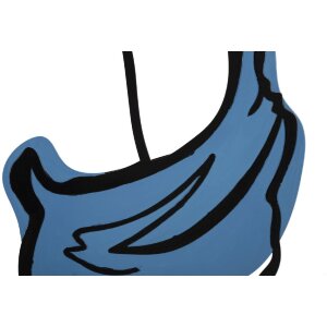 Mauro Ferretti Wandpaneel Afef 60x1,3x80 cm schwarz blau