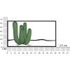 Mauro Ferretti panou de perete cactus 60x1.3x33 cm verde negru