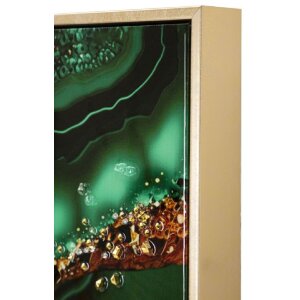 Mauro Ferretti perete mural Smeraldy 82x4x62 cm verde auriu