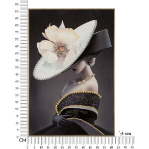 Mauro Ferretti mural pălărie Viena 62x4x92 cm aur negru