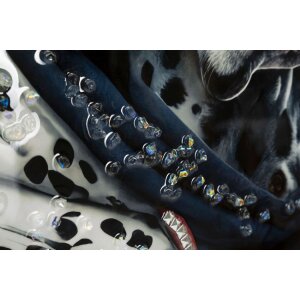 Mauro Ferretti perete mural Trap 53x3x73 cm negru alb