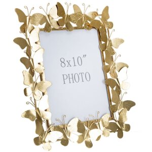 Mauro Ferretti Bilderrahmen Schmetterling Glam 20x25 cm gold