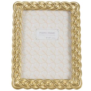 Mauro Ferretti Bilderrahmen Seil 15x20 cm gold