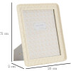 Mauro Ferretti ramă foto stil bambus 26x2x31 cm crem