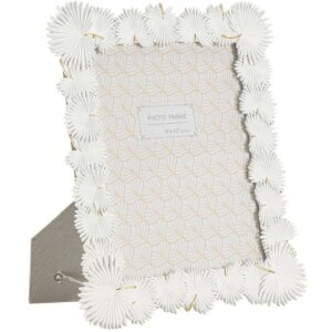 Mauro Ferretti Bilderrahmen Palmblatt 20x25 cm weiß