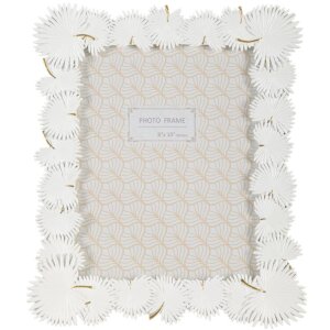 Mauro Ferretti Bilderrahmen Palmblatt 20x25 cm weiß