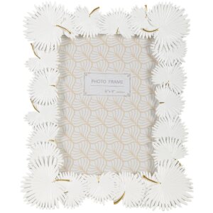 Mauro Ferretti Bilderrahmen Palmblatt 15x20 cm weiß