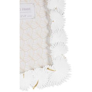 Mauro Ferretti ramă foto frunze de palmier 15x20 cm alb