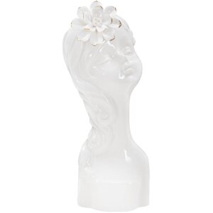 Mauro Ferretti Vase Junge Dame 10,5x10x24,7 cm weiß...