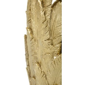 Mauro Ferretti vază pene 32x34x80 cm de culoare aurie