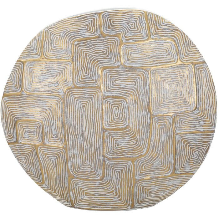 Mauro Ferretti Eklipsen vază 48x13x44.5 cm aur alb