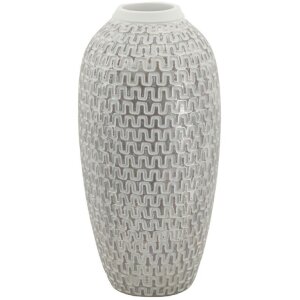 Mauro Ferretti Vase Welle Ø 21x43 cm gold weiß