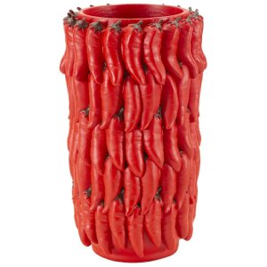 Mauro Ferretti Vase Chili Ø 20x34 cm rot