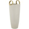 Mauro Ferretti Vase Einkaufen Ø 18x45 cm weiß gold
