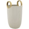 Mauro Ferretti Vase Einkaufen Ø 18x25 cm weiß gold