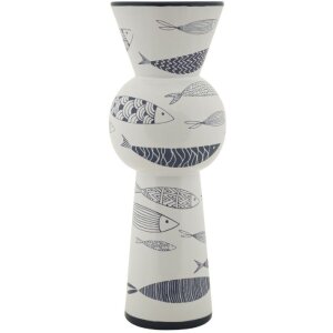 Mauro Ferretti Vase Fisch hoch Ø 14x38,5 cm...