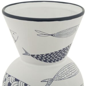 Mauro Ferretti Vase Fisch hoch Ø 14x38,5 cm...