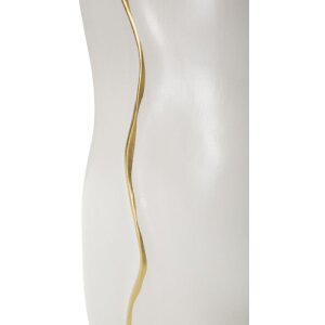 Mauro Ferretti Vază Uma 19,5x10x50 cm aur alb