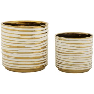 Mauro Ferretti Blumentopf-Set Blom 2-teilig Ø...